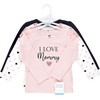 image:imageHudson Baby BabyGirls Long Sleeve TShirtsGirl Mommy Pink Navy