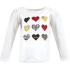 image:imageHudson Baby BabyGirls Long Sleeve TShirtsHoundstooth Red