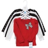 image:imageHudson Baby BabyGirls Long Sleeve TShirtsHoundstooth Red