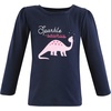 image:imageHudson Baby BabyGirls Long Sleeve TShirtsIce Cream Dino