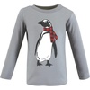 image:imageHudson Baby BabyGirls Long Sleeve TShirtsWinter Penguin Moose