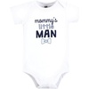 image:imageHudson Baby Infant Boy Cotton Bodysuits Mommys Little Man Bow Tie 912 Months