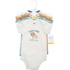 image:imageHudson Baby Infant Boys Cotton Bodysuits 5Pack Roarsome Little Lion 69 Months
