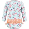 image:imageHudson Baby Unisex Baby Cotton Bodysuits Little MonkeyMint Floral Baby