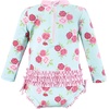 image:imageHudson Baby Unisex Baby Cotton Bodysuits Little MonkeyMint Pink Roses Toddler