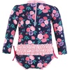image:imageHudson Baby Unisex Baby Cotton Bodysuits Little MonkeyNavy Bright Pink Floral Baby