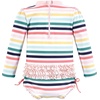 image:imageHudson Baby Unisex Baby Cotton Bodysuits Little MonkeySunset Stripe Baby