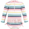 image:imageHudson Baby Unisex Baby Cotton Bodysuits Little MonkeySunset Stripe Toddler