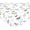 image:imageHudson Baby Unisex Baby Cotton Fitted Crib Sheet Forest One SizeCute Farm
