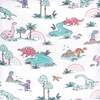 image:imageHudson Baby Unisex Baby Cotton Fitted Crib Sheet Forest One SizePink Dinosaur Adventures