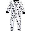 image:imageHudson Baby Unisex Baby Premium Quilted Zipper Sleep and PlayBear Gray Black
