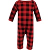 image:imageHudson Baby unisexchild Cotton CoverallsBuffalo Plaid Family