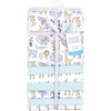 image:imageLittle Treasure Hudson Baby Cotton Poly Flannel Receiving Blankets Multipack Green Forest Animals 30x30 inchesBlue Kangaroo