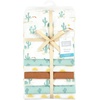 image:imageLittle Treasure Hudson Baby Cotton Poly Flannel Receiving Blankets Multipack Green Forest Animals 30x30 inchesBrown Desert Cactus