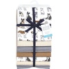 image:imageLittle Treasure Hudson Baby Cotton Poly Flannel Receiving Blankets Multipack Green Forest Animals 30x30 inchesBrown Handsome Dogs
