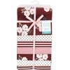 image:imageLittle Treasure Hudson Baby Cotton Poly Flannel Receiving Blankets Multipack Green Forest Animals 30x30 inchesBurgundy Florals