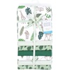 image:imageLittle Treasure Hudson Baby Cotton Poly Flannel Receiving Blankets Multipack Green Forest Animals 30x30 inchesGreen Jungle