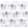 image:imageLittle Treasure Hudson Baby Cotton Poly Flannel Receiving Blankets Multipack Green Forest Animals 30x30 inchesGrey Elephant