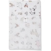 image:imageLittle Treasure Hudson Baby Cotton Poly Flannel Receiving Blankets Multipack Green Forest Animals 30x30 inchesGrey Farm World