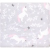 image:imageLittle Treasure Hudson Baby Cotton Poly Flannel Receiving Blankets Multipack Green Forest Animals 30x30 inchesGrey Whimsical Unicorn