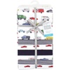 image:imageLittle Treasure Hudson Baby Cotton Poly Flannel Receiving Blankets Multipack Green Forest Animals 30x30 inchesMulticolor Going Places