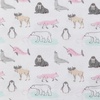 image:imageLittle Treasure Hudson Baby Cotton Poly Flannel Receiving Blankets Multipack Green Forest Animals 30x30 inchesPink Arctic Animals