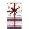 image:imageLittle Treasure Hudson Baby Cotton Poly Flannel Receiving Blankets Multipack Green Forest Animals 30x30 inchesPink Dusty Rose Floral
