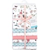 image:imageLittle Treasure Hudson Baby Cotton Poly Flannel Receiving Blankets Multipack Green Forest Animals 30x30 inchesPink Hummingbird Garden