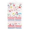 image:imageLittle Treasure Hudson Baby Cotton Poly Flannel Receiving Blankets Multipack Green Forest Animals 30x30 inchesPink Modern Botanical