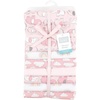 image:imageLittle Treasure Hudson Baby Cotton Poly Flannel Receiving Blankets Multipack Green Forest Animals 30x30 inchesPink New Elephant
