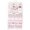 image:imageLittle Treasure Hudson Baby Cotton Poly Flannel Receiving Blankets Multipack Green Forest Animals 30x30 inchesPink Pinecone