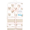 image:imageLittle Treasure Hudson Baby Cotton Poly Flannel Receiving Blankets Multipack Green Forest Animals 30x30 inchesPink Taupe Bears