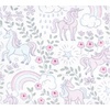 image:imageLittle Treasure Hudson Baby Cotton Poly Flannel Receiving Blankets Multipack Green Forest Animals 30x30 inchesPurple Dreamy Unicorn