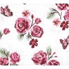 image:imageLittle Treasure Hudson Baby Cotton Poly Flannel Receiving Blankets Multipack Green Forest Animals 30x30 inchesRed Sweet Roses