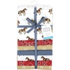 image:imageLittle Treasure Hudson Baby Cotton Poly Flannel Receiving Blankets Multipack Green Forest Animals 30x30 inchesRojo  Red Cowboy