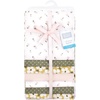 image:imageLittle Treasure Hudson Baby Cotton Poly Flannel Receiving Blankets Multipack Green Forest Animals 30x30 inchesSage Green Floral