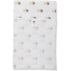 image:imageLittle Treasure Hudson Baby Cotton Poly Flannel Receiving Blankets Multipack Green Forest Animals 30x30 inchesYellow Daisy Bee