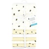image:imageLittle Treasure Hudson Baby Cotton Poly Flannel Receiving Blankets Multipack Green Forest Animals 30x30 inchesYellow Honey Bee