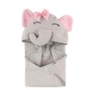 image:imageHudson Baby Unisex Baby Animal Face Hooded Towel Pretty Elephant 1Pack One Size