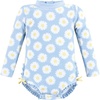 image:imageHudson Baby Unisex Baby Cotton Bodysuits Little MonkeyBlue Daisy Baby