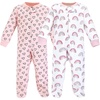 image:imageHudson Baby Unisex Baby Premium Quilted Zipper Sleep and PlayModern Rainbow