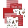 Red Christmas Forest