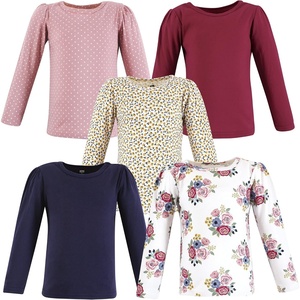 image:imageHudson Baby BabyGirls Long Sleeve TShirtsBlush Navy Floral
