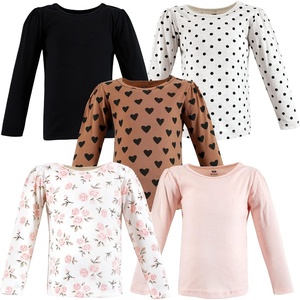 image:imageHudson Baby BabyGirls Long Sleeve TShirtsCinnamon Pink Prints