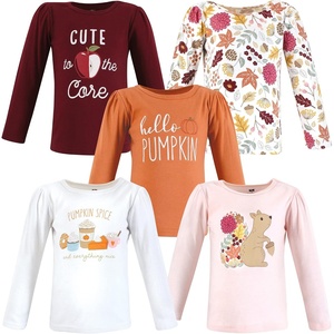 image:imageHudson Baby BabyGirls Long Sleeve TShirtsFall Pumpkin Spice