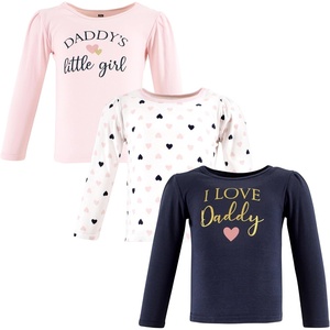 image:imageHudson Baby BabyGirls Long Sleeve TShirtsGirl Daddy Pink Navy