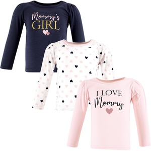 image:imageHudson Baby BabyGirls Long Sleeve TShirtsGirl Mommy Pink Navy