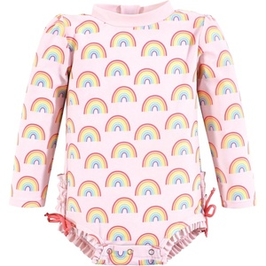 image:imageHudson Baby Unisex Baby Cotton Bodysuits Little MonkeyClassic Rainbow Baby