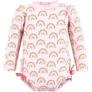 image:imageHudson Baby Unisex Baby Cotton Bodysuits Little MonkeyClassic Rainbow Toddler