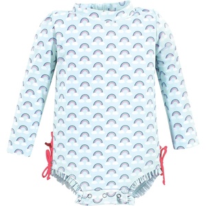 image:imageHudson Baby Unisex Baby Cotton Bodysuits Little MonkeyCloudy Rainbow Baby